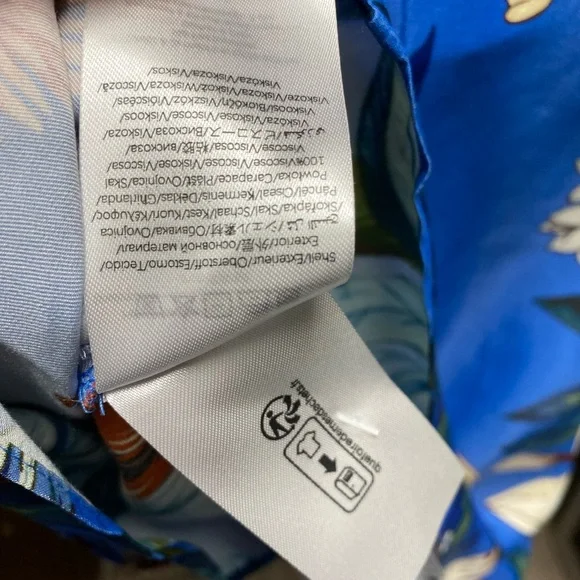 F1 Farm Rio Blue Surreal Flowers Wrap Lenzing™ Ecovero™ Mini Dress - Picture 7 of 8